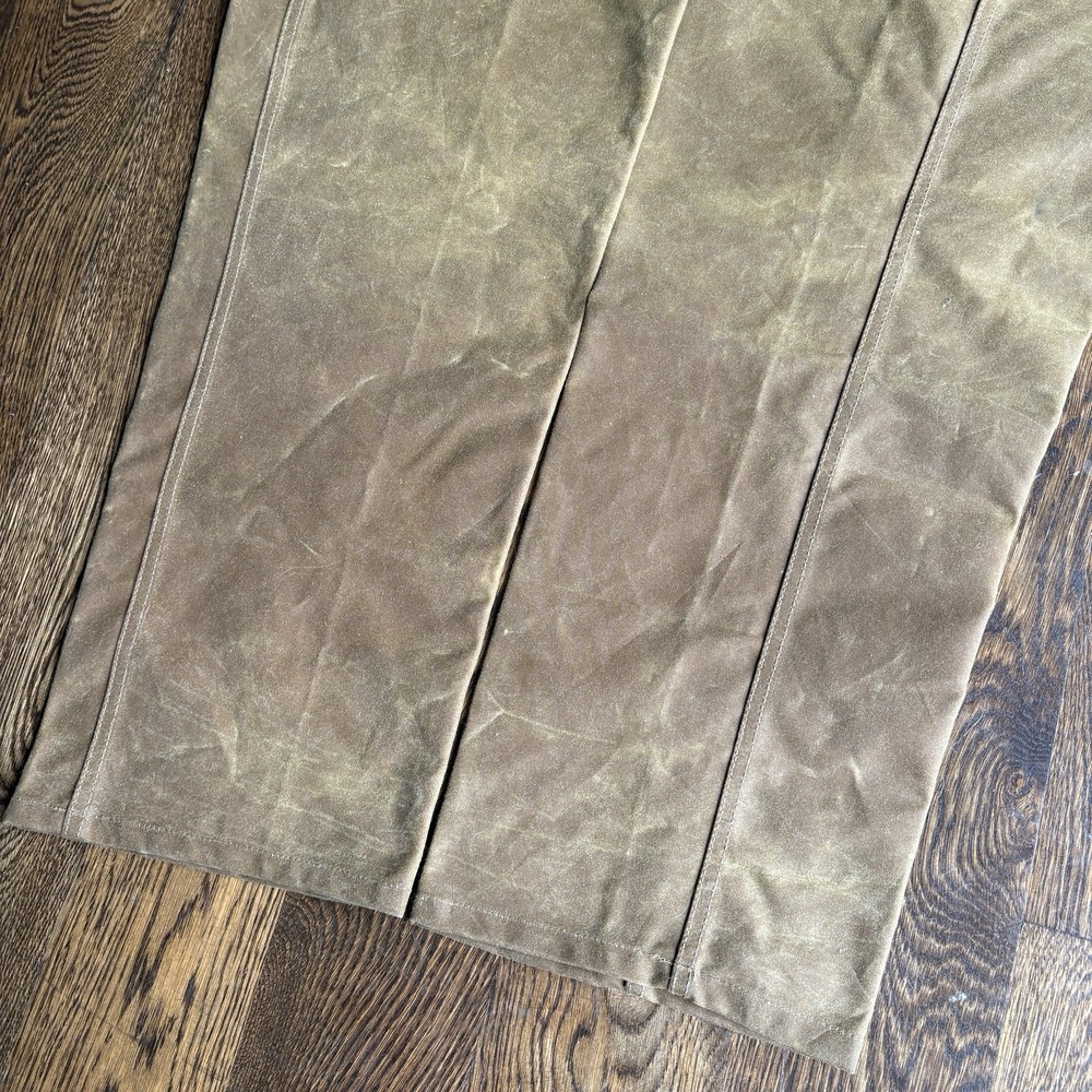 Filson 20007 Single Tin Cloth Chaps Waxed Canvas Hunting Brush Pants Outdoor S-M - Picture 7 of 9